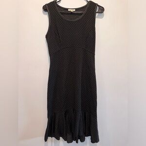 Max Studio knee length polka dot dress size small